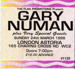 London Ticket 1996